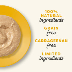 Applaws grain-free wet cat food mousse chicken ingredients highlighted.
