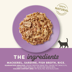 Applaws ingredient close-up shows real fish for high-protein meals.