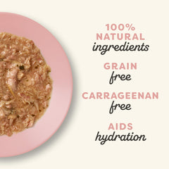 Applaws natural ingredients label, grain-free and no artificial additives