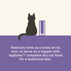 Applaws natural ingredients label highlights grain-free recipe.