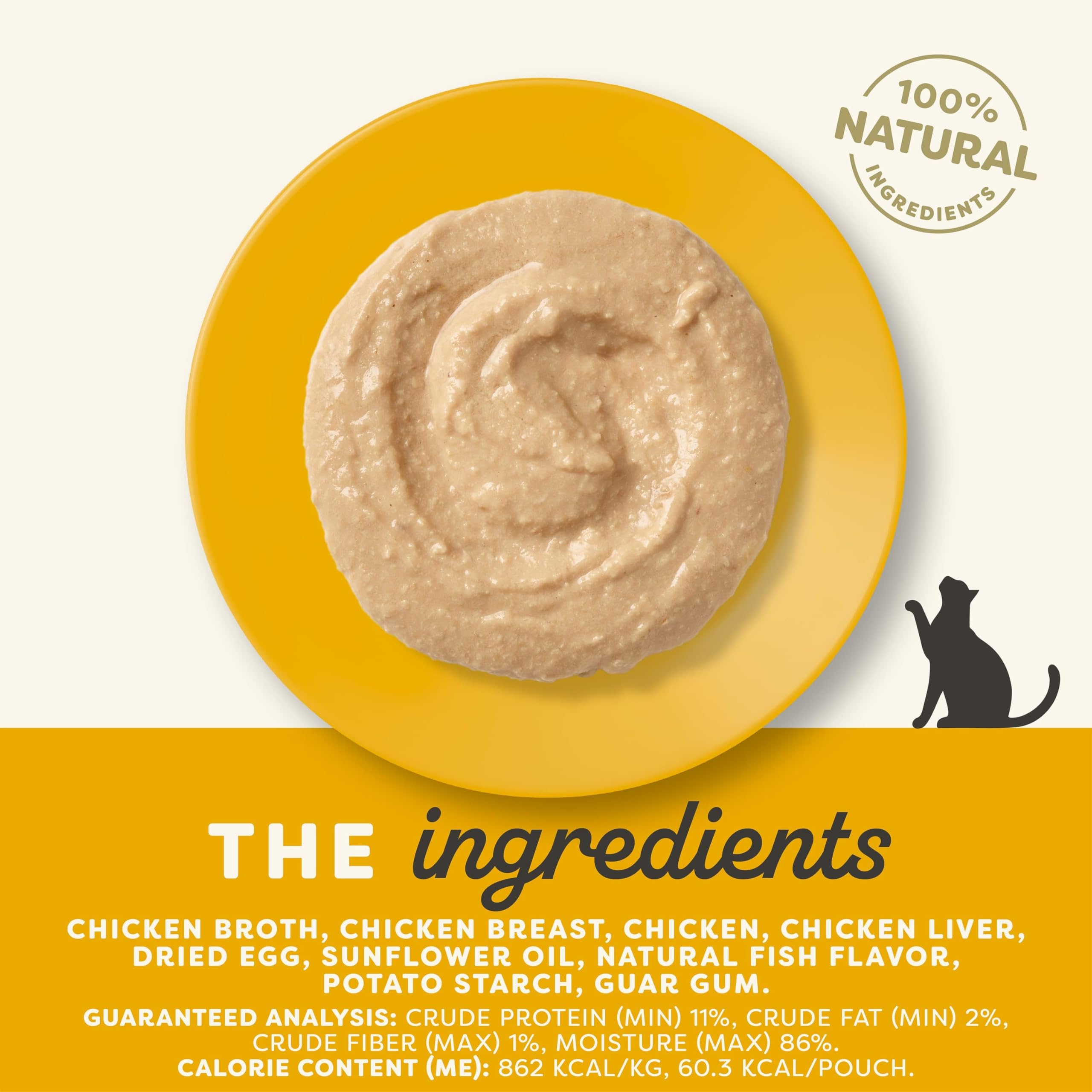 Applaws natural wet cat food mousse chicken close-up reveals silky texture.