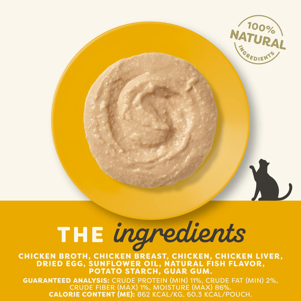 Applaws natural wet cat food mousse chicken close-up reveals silky texture.