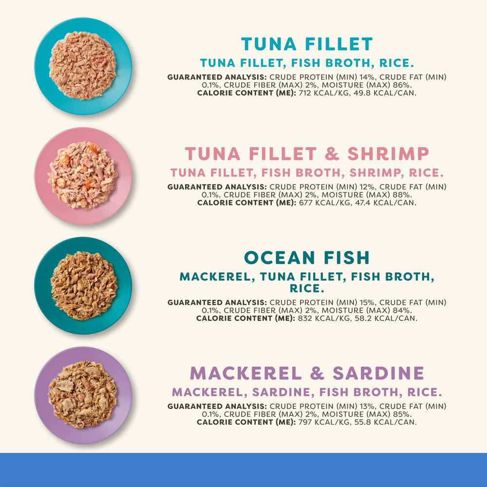 Applaws ocean fish can supports balanced nutrition with omega-3 variety.