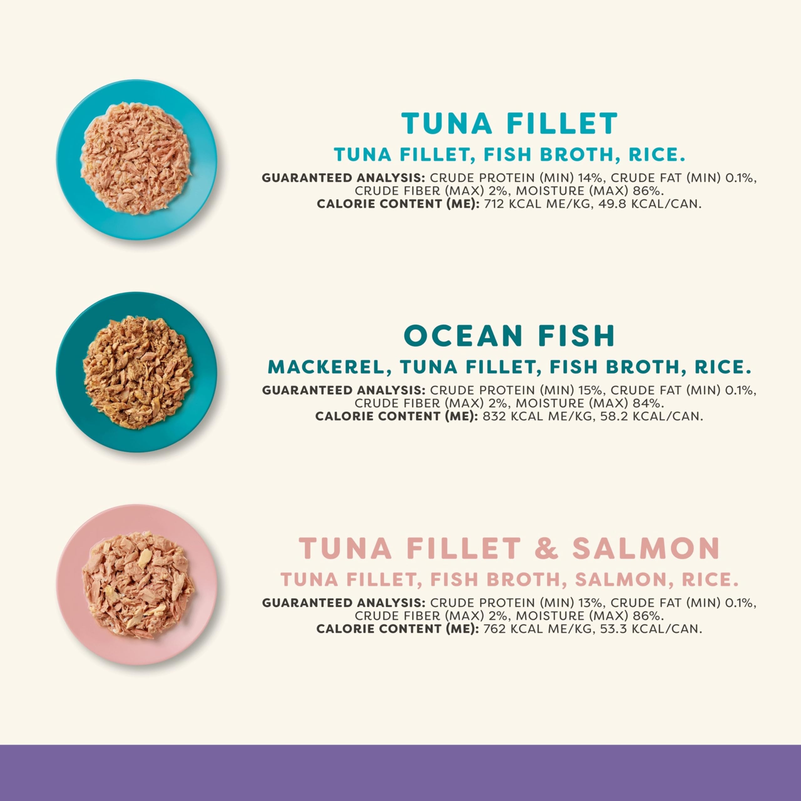 Applaws ocean fish in broth, moisture and flavor variety.
