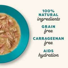 Applaws Ocean Fish in Gravy cup with lid, convenient easy-open serving