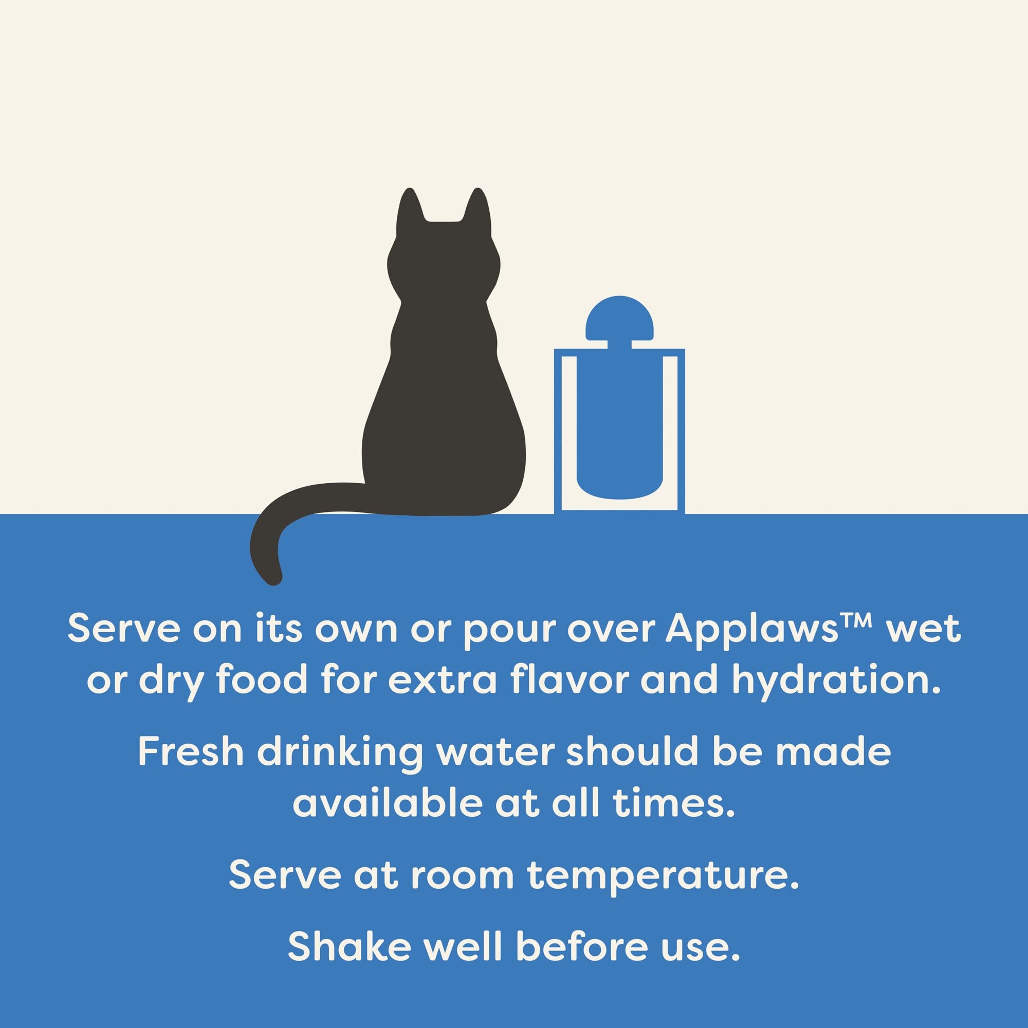 Healthy hydration and protein support from Applaws topper in 12x3oz pouches.