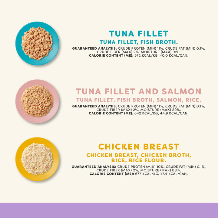 Applaws tuna fillet recipe wet cat food, rich protein and broth.