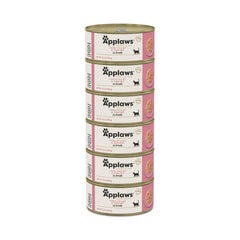 Applaws Tuna Fillet & Shrimp in Broth can boosts protein for an active, curious cat.