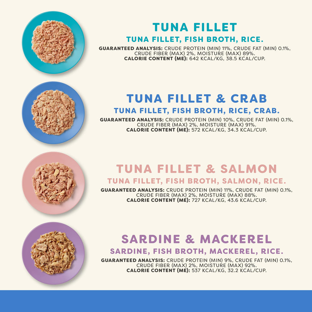 Applaws variety fish selection in broth