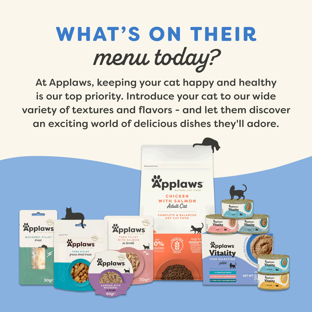 Applaws Vitality can with no artificial colors or preservatives, natural ingredients.