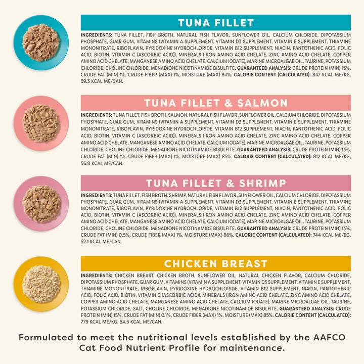 Applaws Vitality tuna fillet in broth highlighting protein-rich meal for active cats