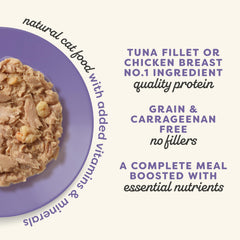 Applaws Vitality tuna fillet closeup highlighting protein quality
