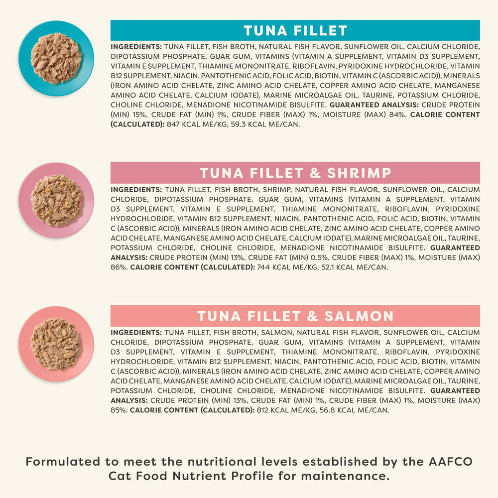 Applaws Vitality wet cat food cans pack highlights variety and convenient feeding.