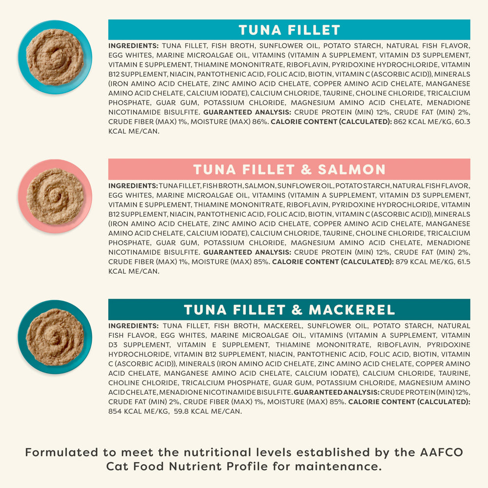 Applaws Vitality pate tuna with salmon close-up highlighting natural ingredients.