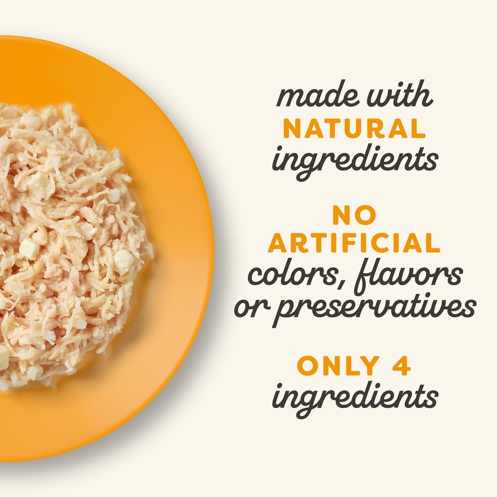 Applaws close-up chicken breast in broth shows quality protein.