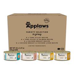 Applaws tuna fillet in gravy wet cat food for protein-rich meals