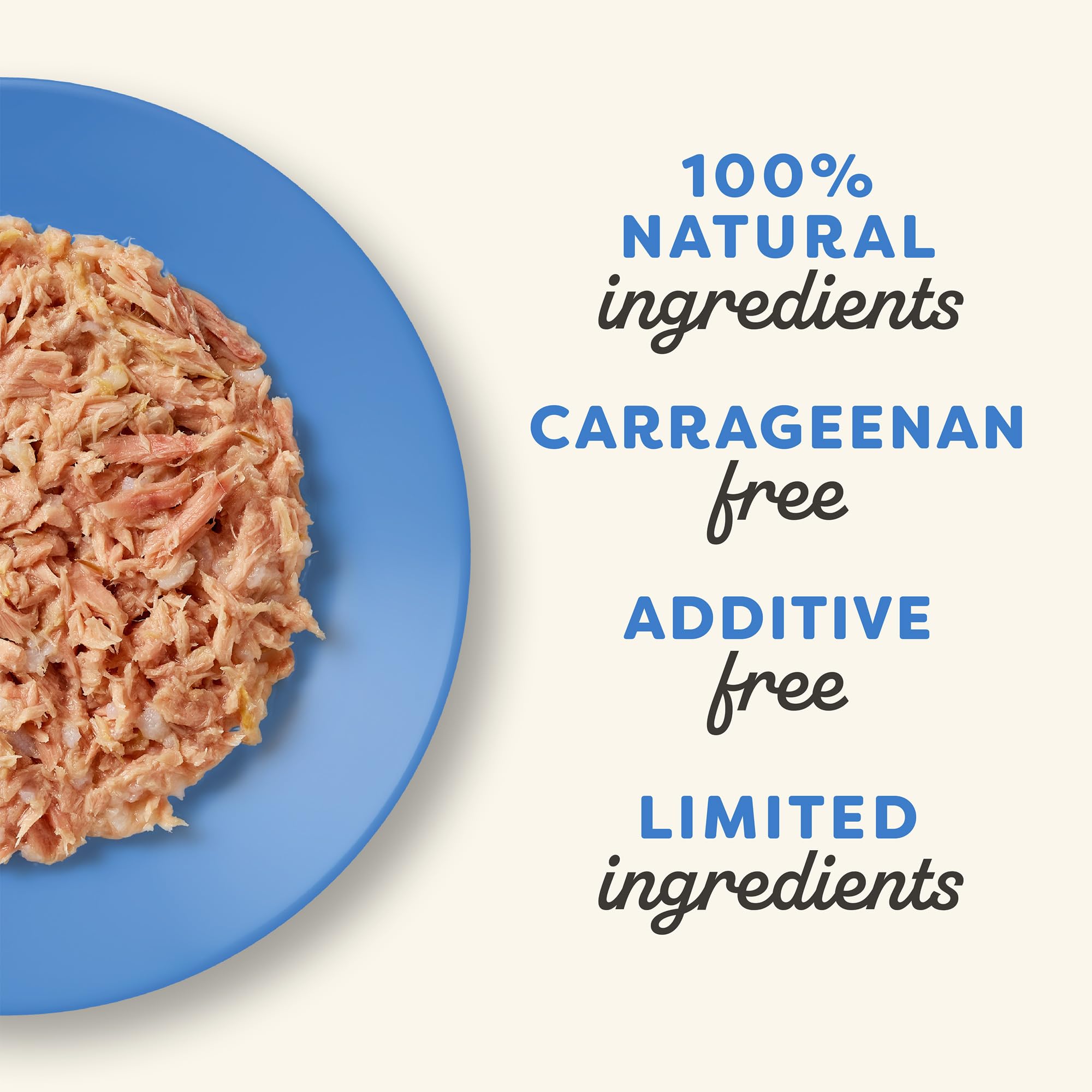 Applaws tuna fillet with crab wet cat food can, appealing texture for meals.