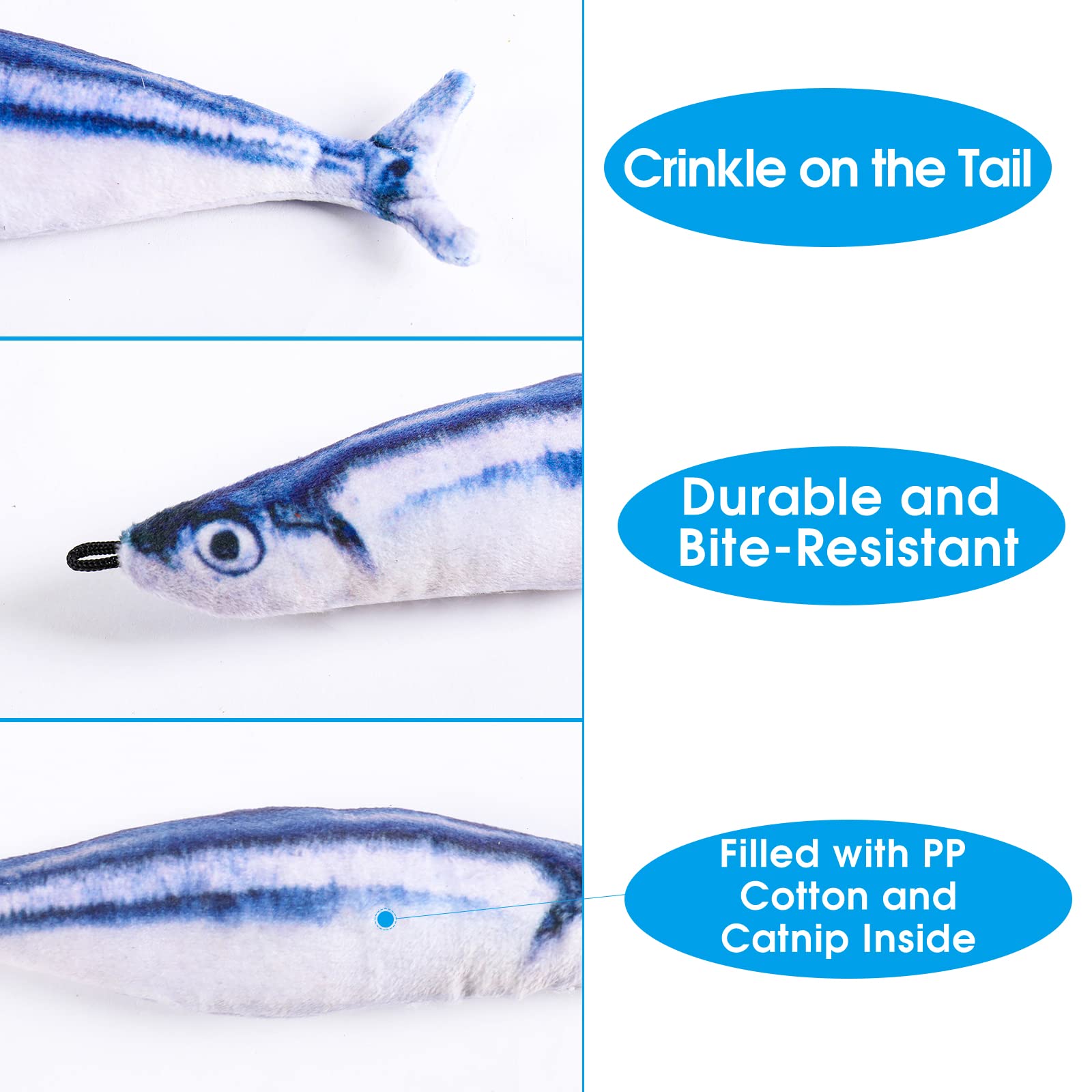 APSUAE stuffed fish toy for cuddly, cozy play sessions.