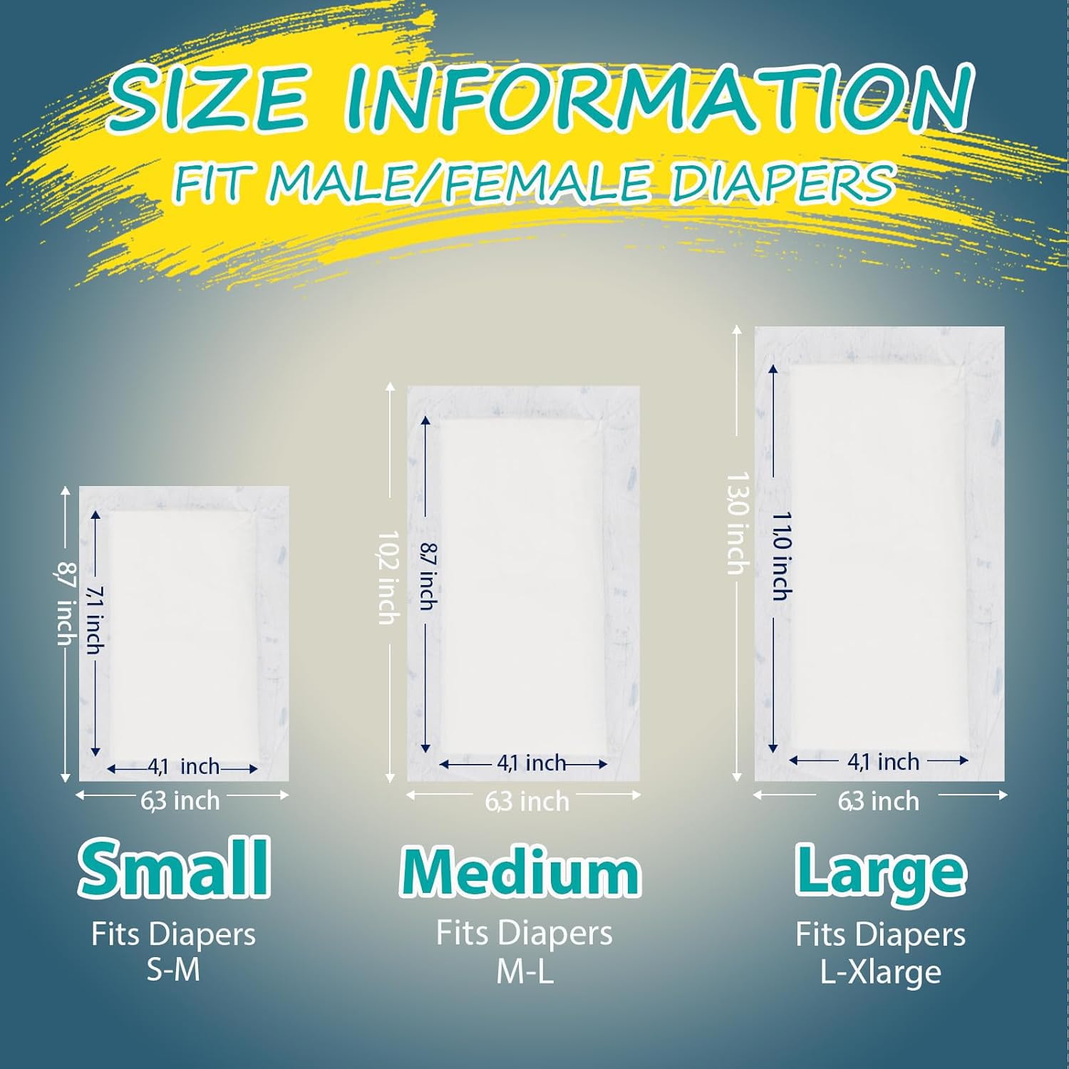 Apupmeo versatile liners shown with dog belly bands for everyday use.