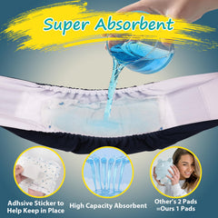 Apupmeo lightweight inserts fit inside any diaper cover for comfortable movement.