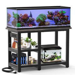 AQQA top surface supports a 40-50 gallon tank for stable aquarium setup.