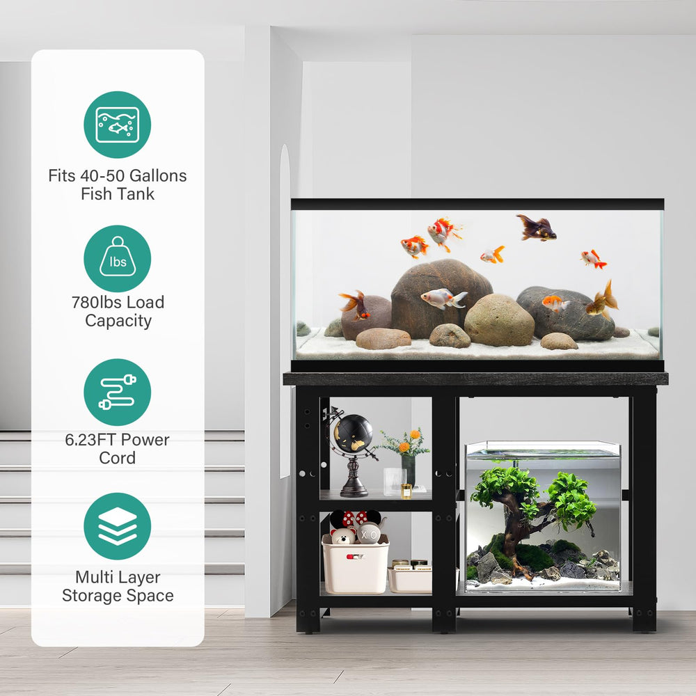 AQQA 5-in-1 outlets keep aquarium gear organized and powered.
