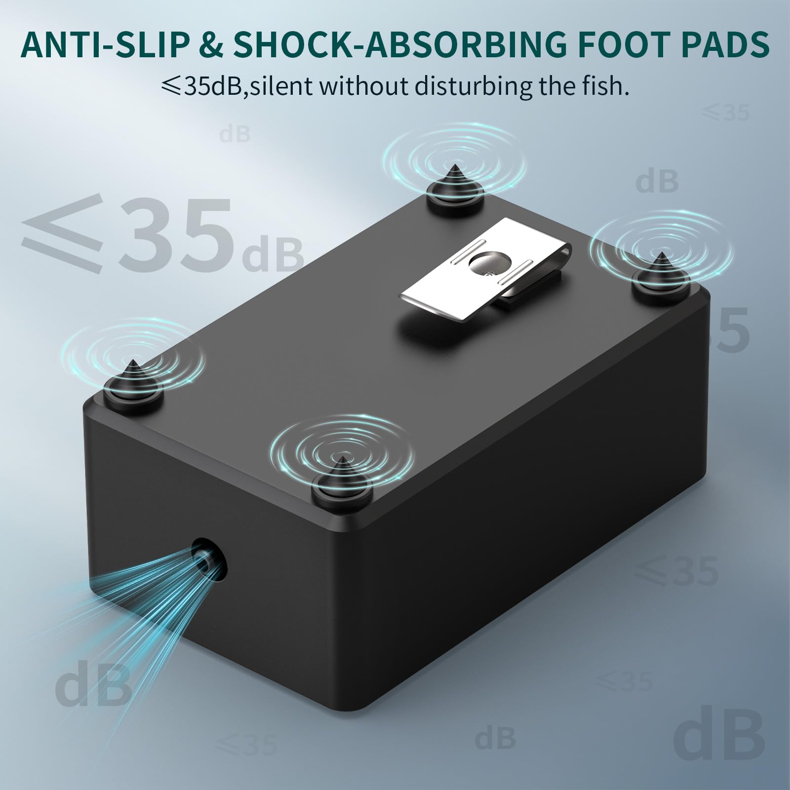 AQQA ultra-quiet ABS design minimizes noise during operation.