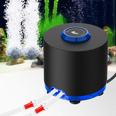AQQA dual-outlet aquarium air pump enabling versatile aeration