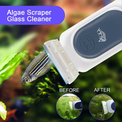 AQQA algae scraper head removes stubborn marks at corners