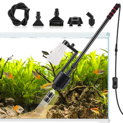 AQQA 6-in-1 gravel cleaner setup ready for efficient water changes.