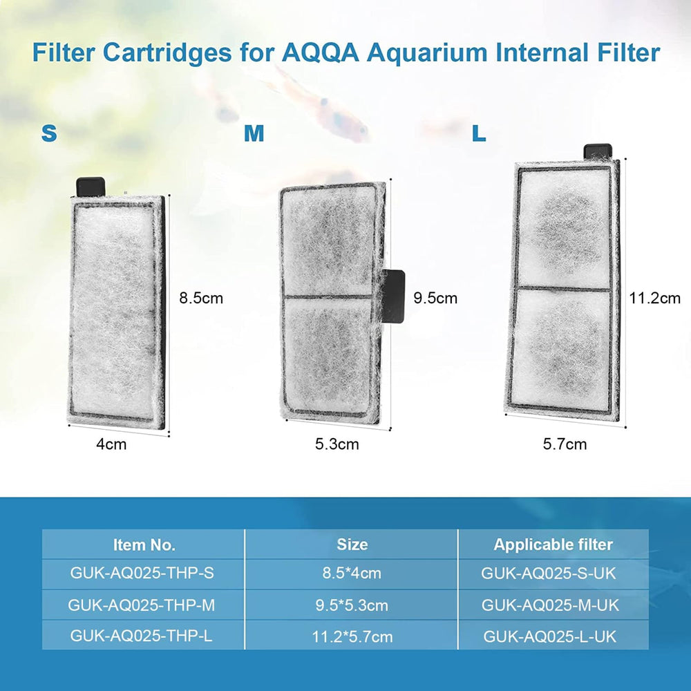 AQQA saltwater use with reliable filtration in a tank.