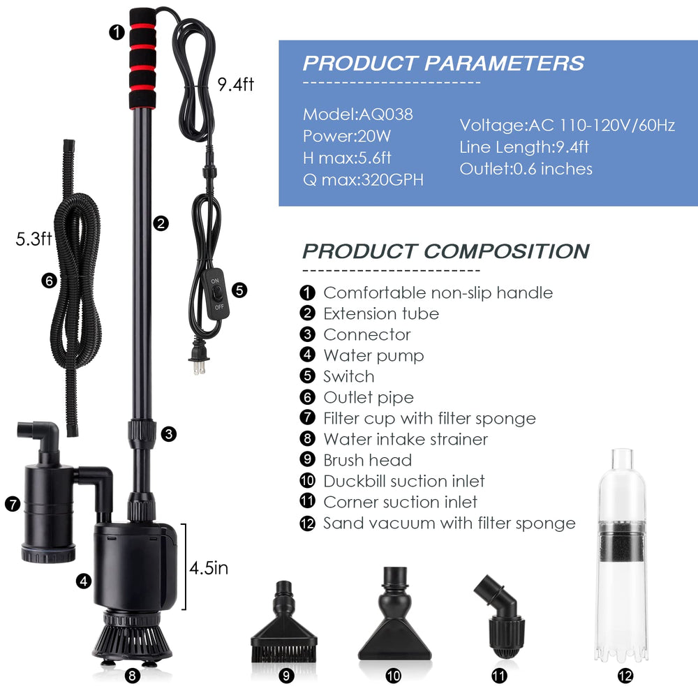 AQQA complete cleaning kit with all included parts.