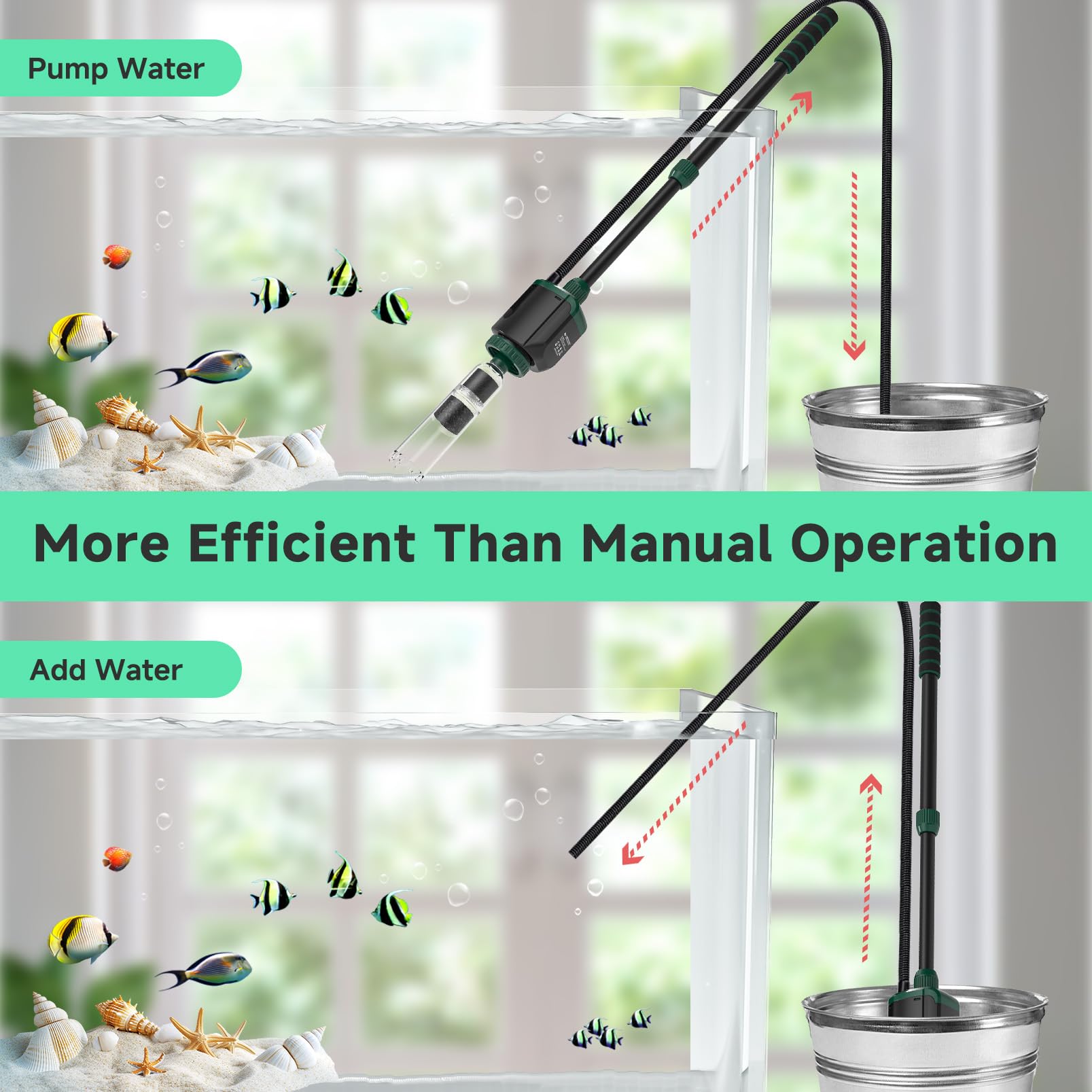 AQQA easy-install design with no tools for quick setup.