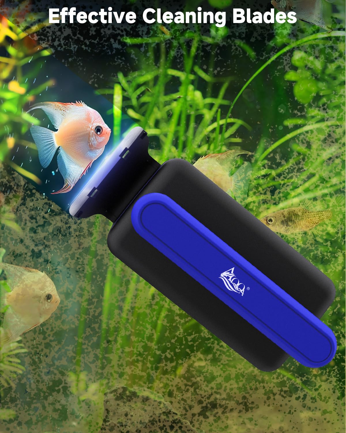 Ergonomic handle of the AQQA XL for comfortable cleaning.