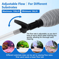 AQQA water hose in use for smooth, controlled siphon