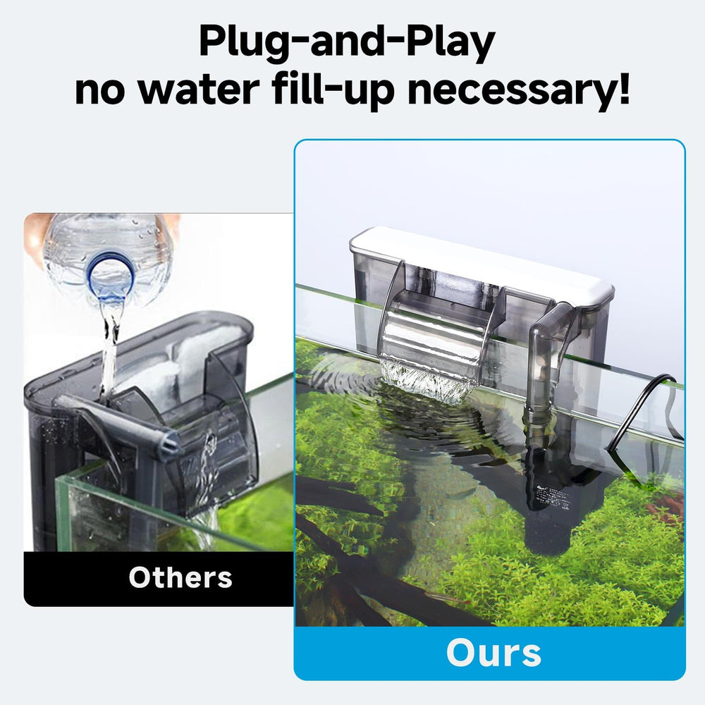 AQQA triple bio sponges filtration ensures efficient debris removal and clear water.