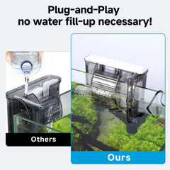 AQQA triple bio sponges filtration ensures efficient debris removal and clear water.