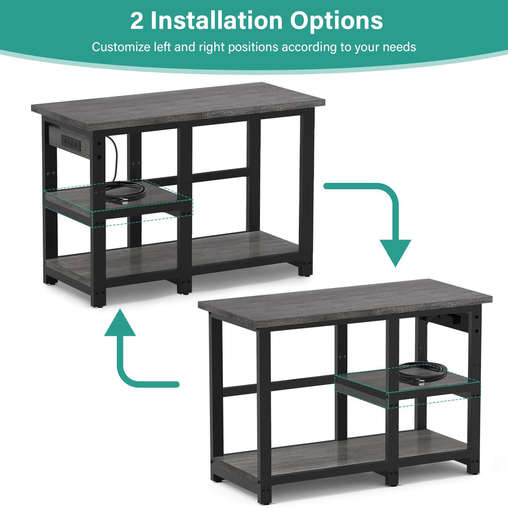 AQQA left-right installation options adapt to cord layout for flexibility.