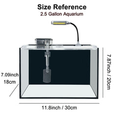 AQUA DAREN 10L betta aquarium ideal for small peaceful species.