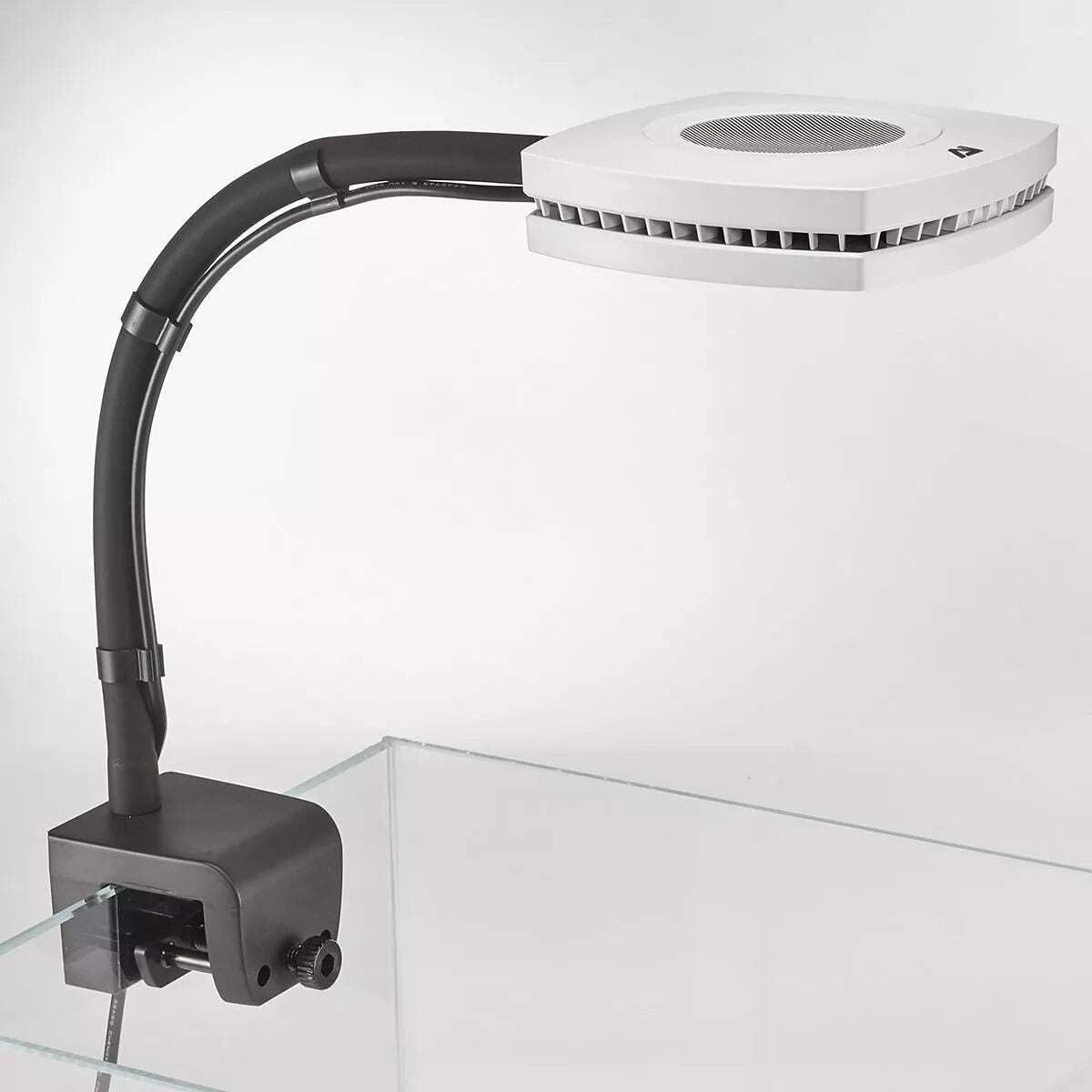 AIQI Prime Flex Arm 12in complements black/white color options for a tidy aquarium setup.