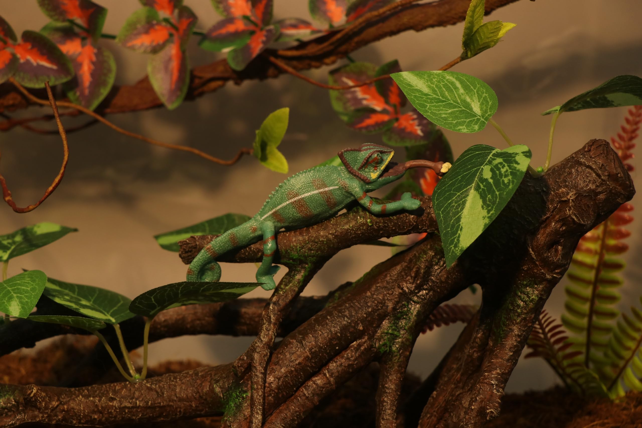 AQUA KT Reptile Branch in terrarium setup elevates naturalistic habitat design.