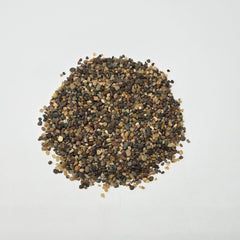 Aqua Natural Midnight Pearl 2-4mm gravel offers a safe, stable substrate in vivariums.