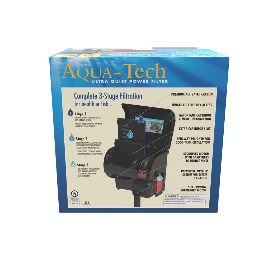 Bio-Foam filtration cell removes toxins on contact for healthier water.
