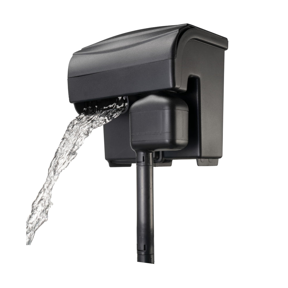 Premium activated carbon cassette reduces odors and discoloration in tanks.
