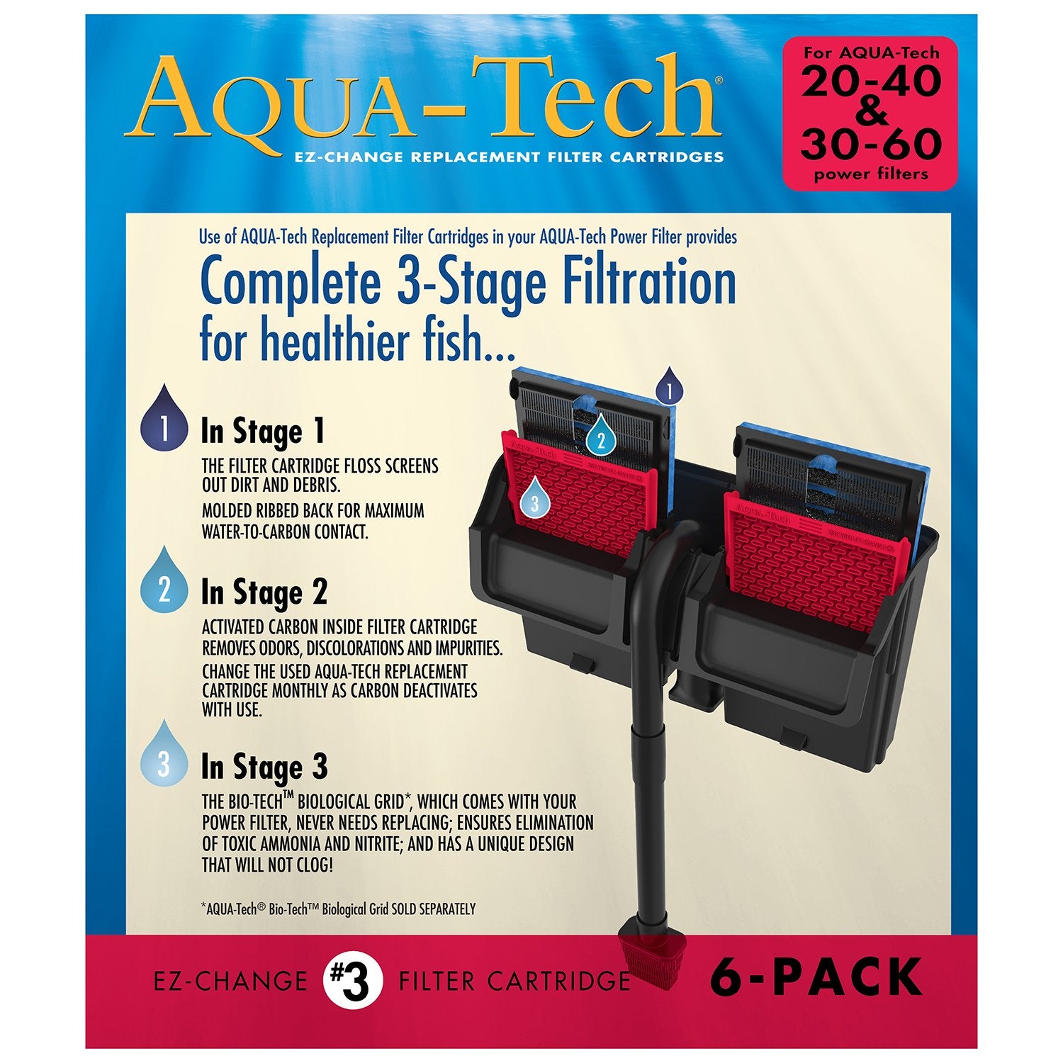 AQUA-TECH premium activated carbon close-up highlighting filtration quality