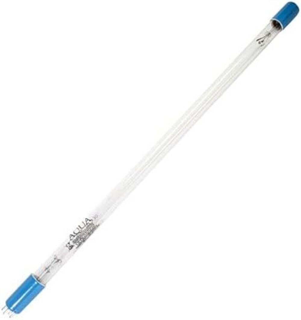 Aqua Ultraviolet quartz glass UV lamp with high UV transmission.