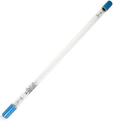 Aqua Ultraviolet quartz glass UV lamp with high UV transmission.