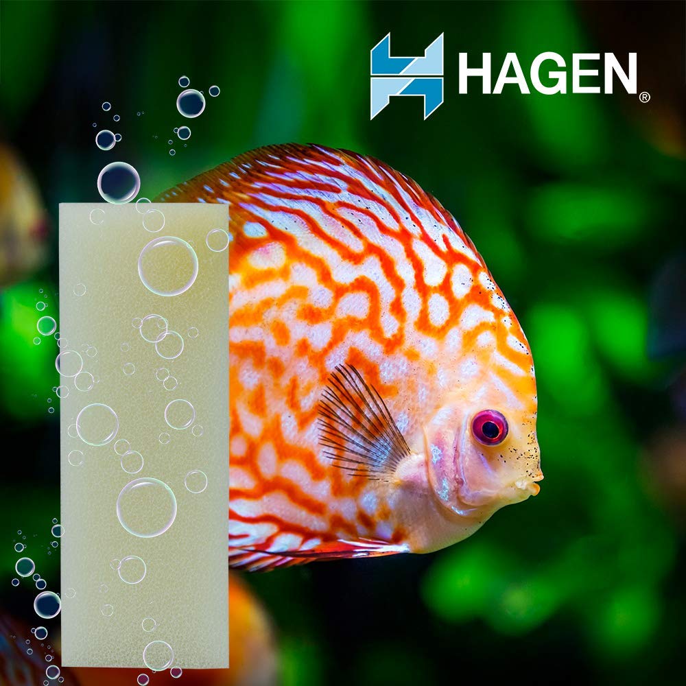 AquaClear A623 foam insert in-filter view; uniform layers support steady water flow.