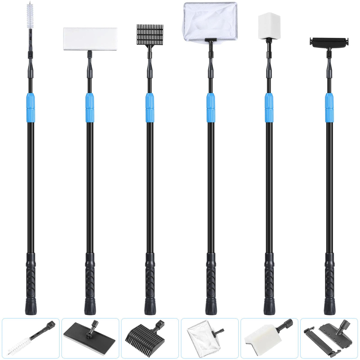 AquaMiracle 6-in-1 kit cleaning glass for a clearer tank