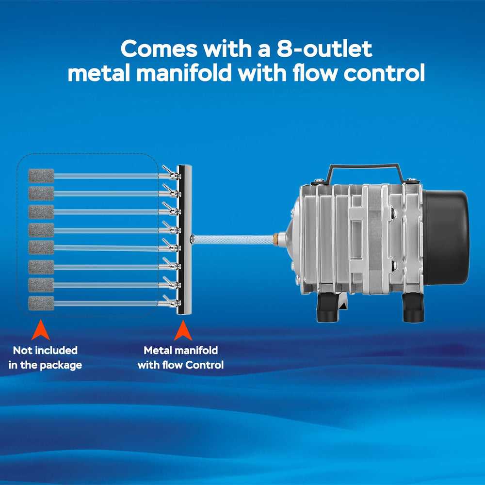 AquaMiracle adjustable outlet knob lets you control air distribution with ease.